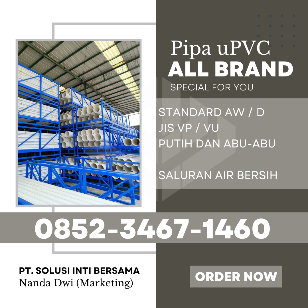 Harga Jual Pipa PVC Wavin Kabupaten Lima Puluh Kota