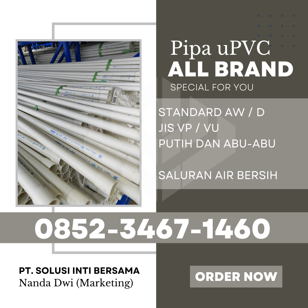 Harga Jual Pipa PVC Wavin Kabupaten Pesisir Selatan