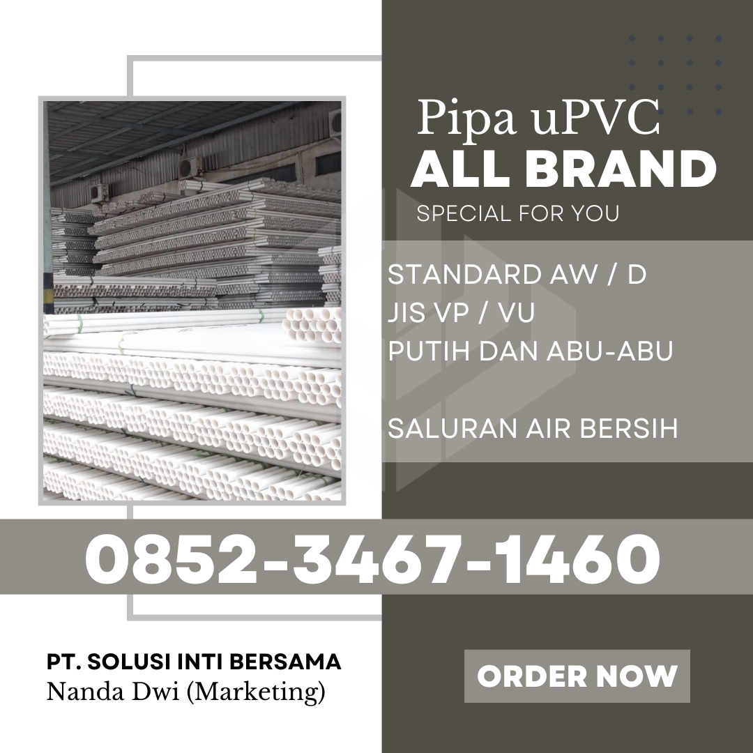 Harga Jual Pipa PVC Wavin Kabupaten Tanah Datang