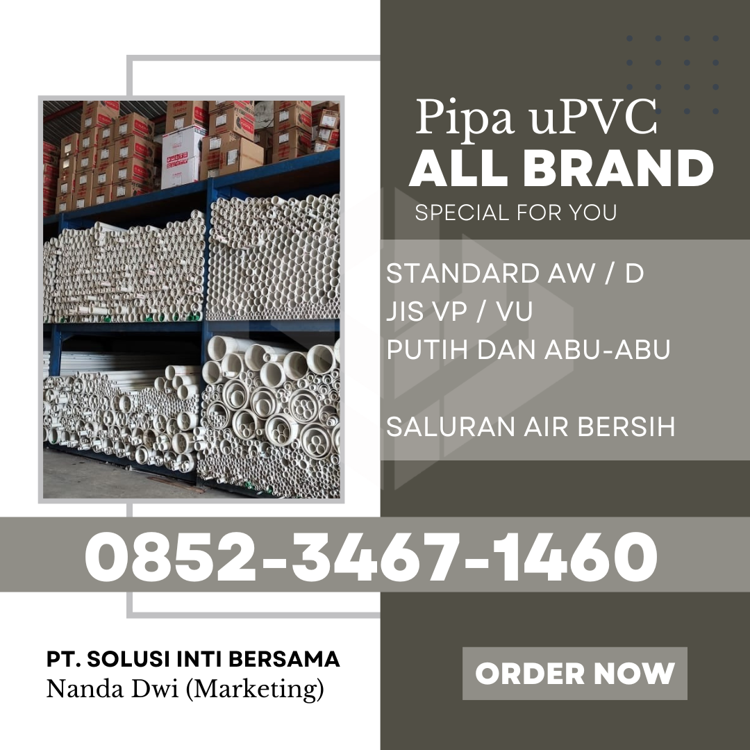 Harga Jual Pipa PVC Wavin Kota Padang