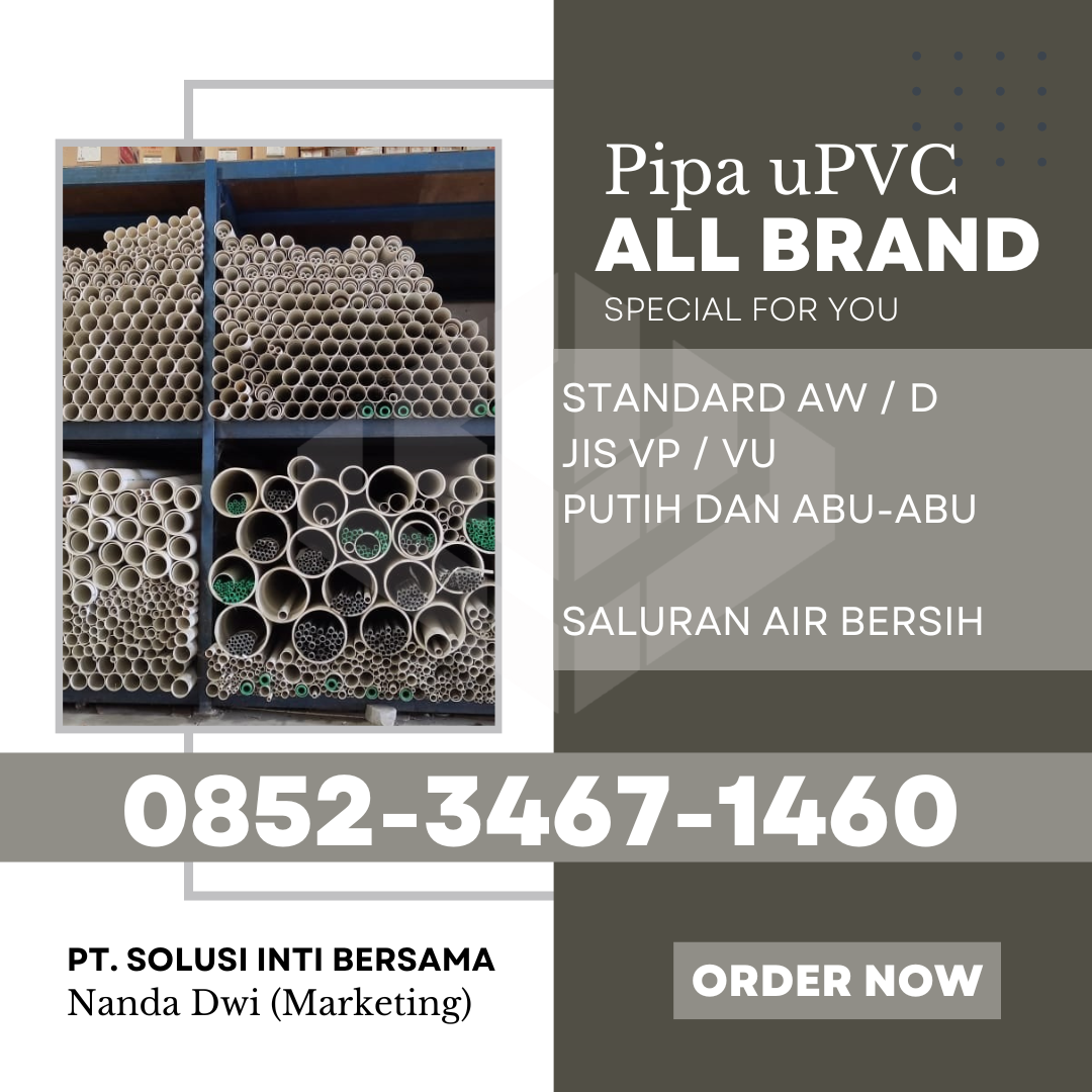 Harga Jual Pipa PVC Wavin Kota Pariaman