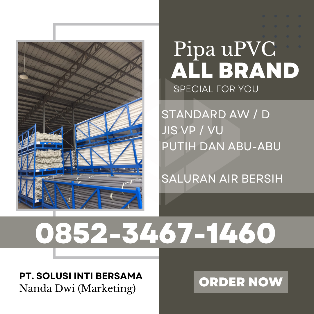 Harga Jual Pipa PVC Wavin Kabupaten Rokan Hulu