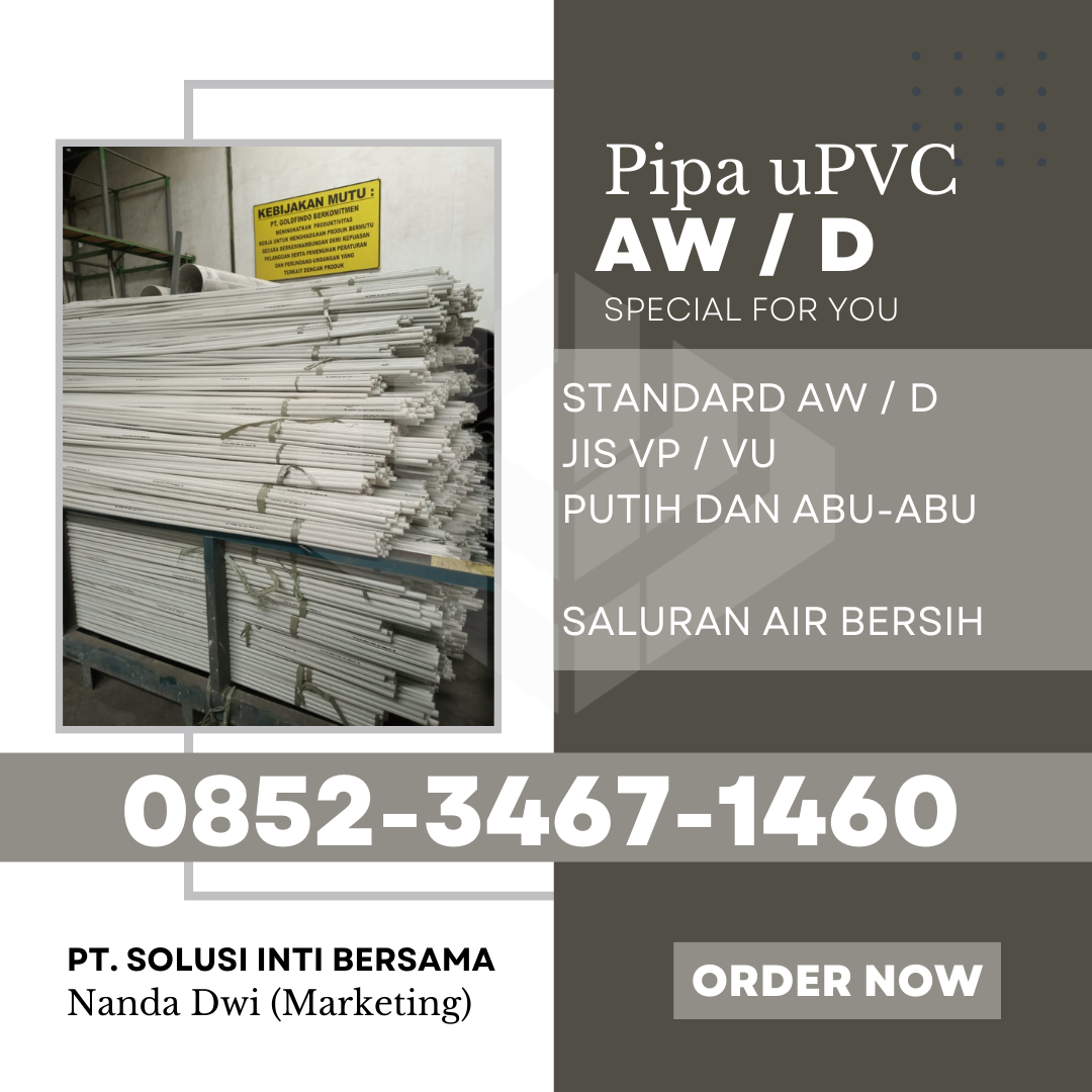 Harga Jual Pipa PVC Wavin Kabupaten Siak