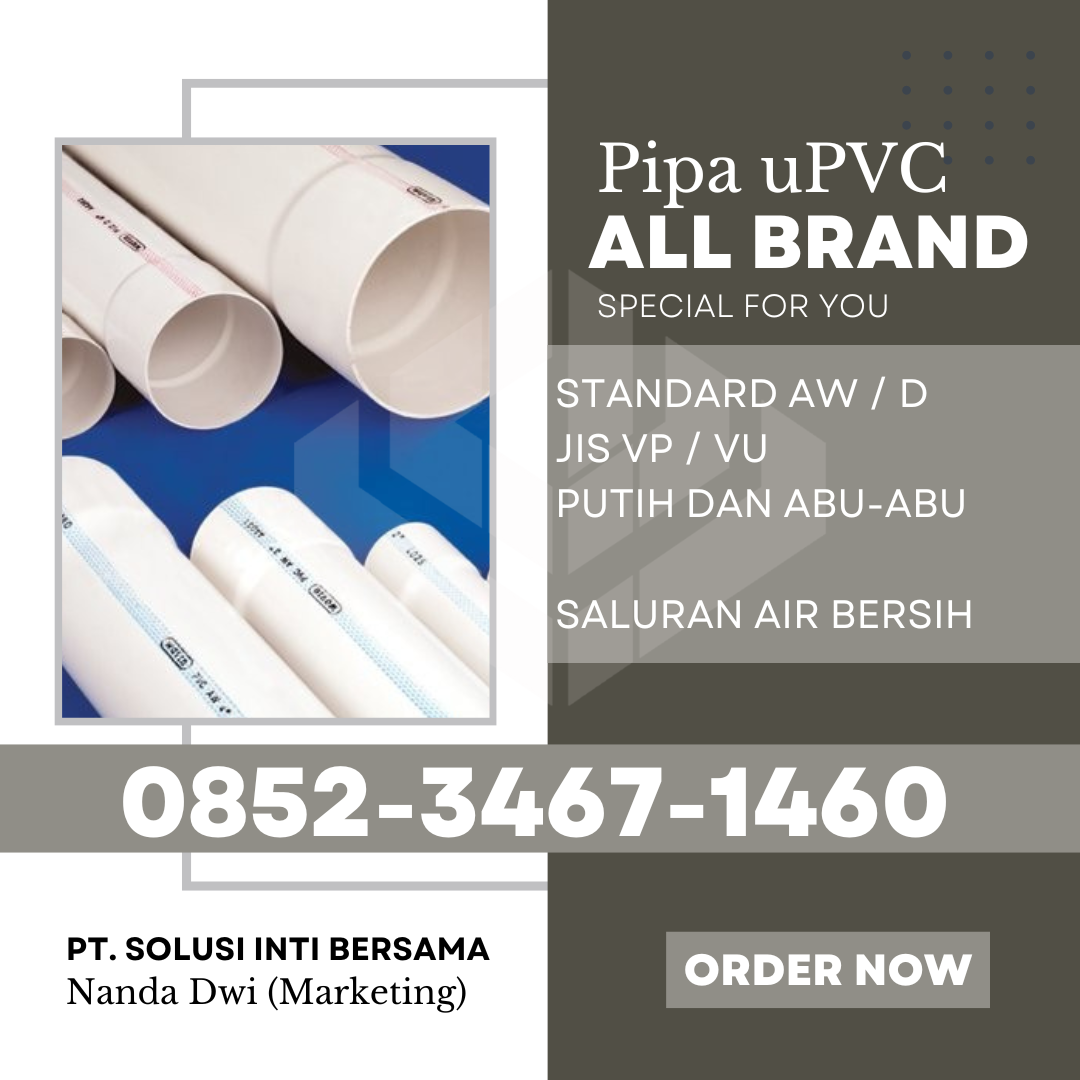 Harga Jual Pipa PVC Wavin Kota Tanjungpinang