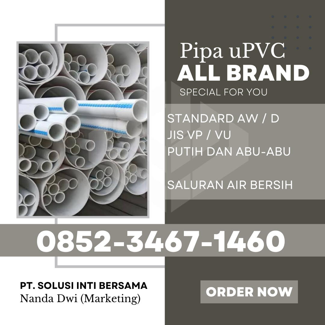 Harga Jual Pipa PVC Wavin Kabupaten Batu Bara