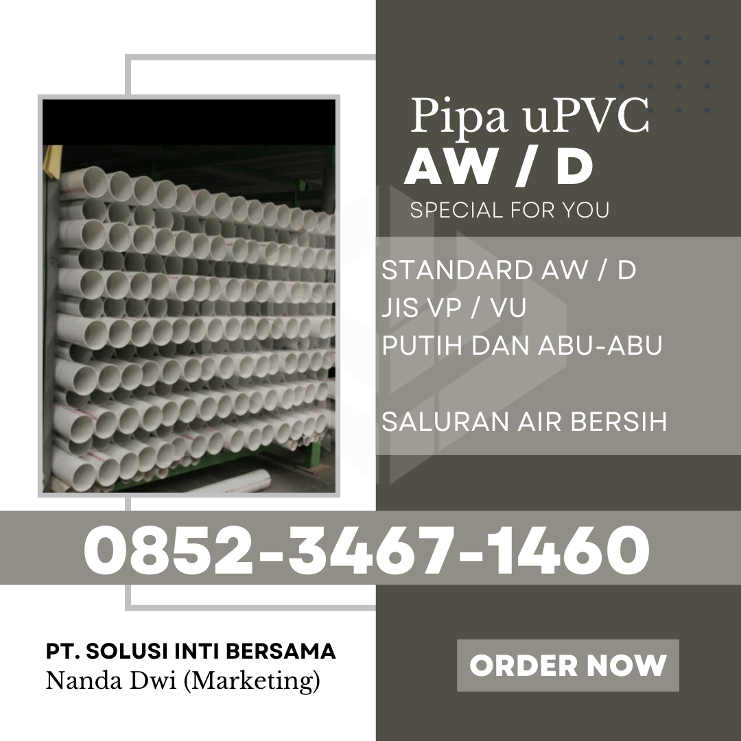 Harga Jual Pipa PVC Wavin Kabupaten Mendailing Natal