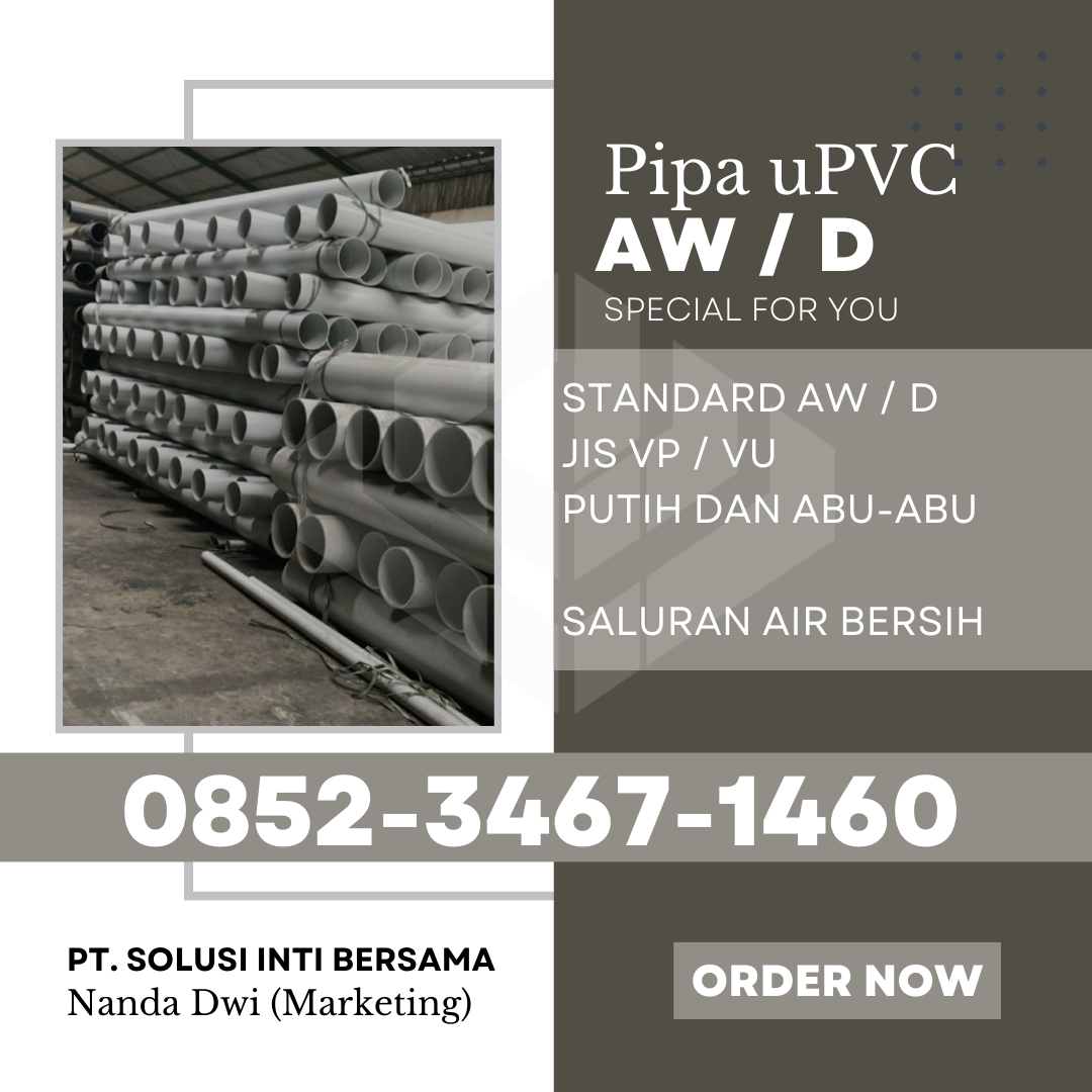 Harga Jual Pipa PVC Wavin Kabupaten Nias Barat