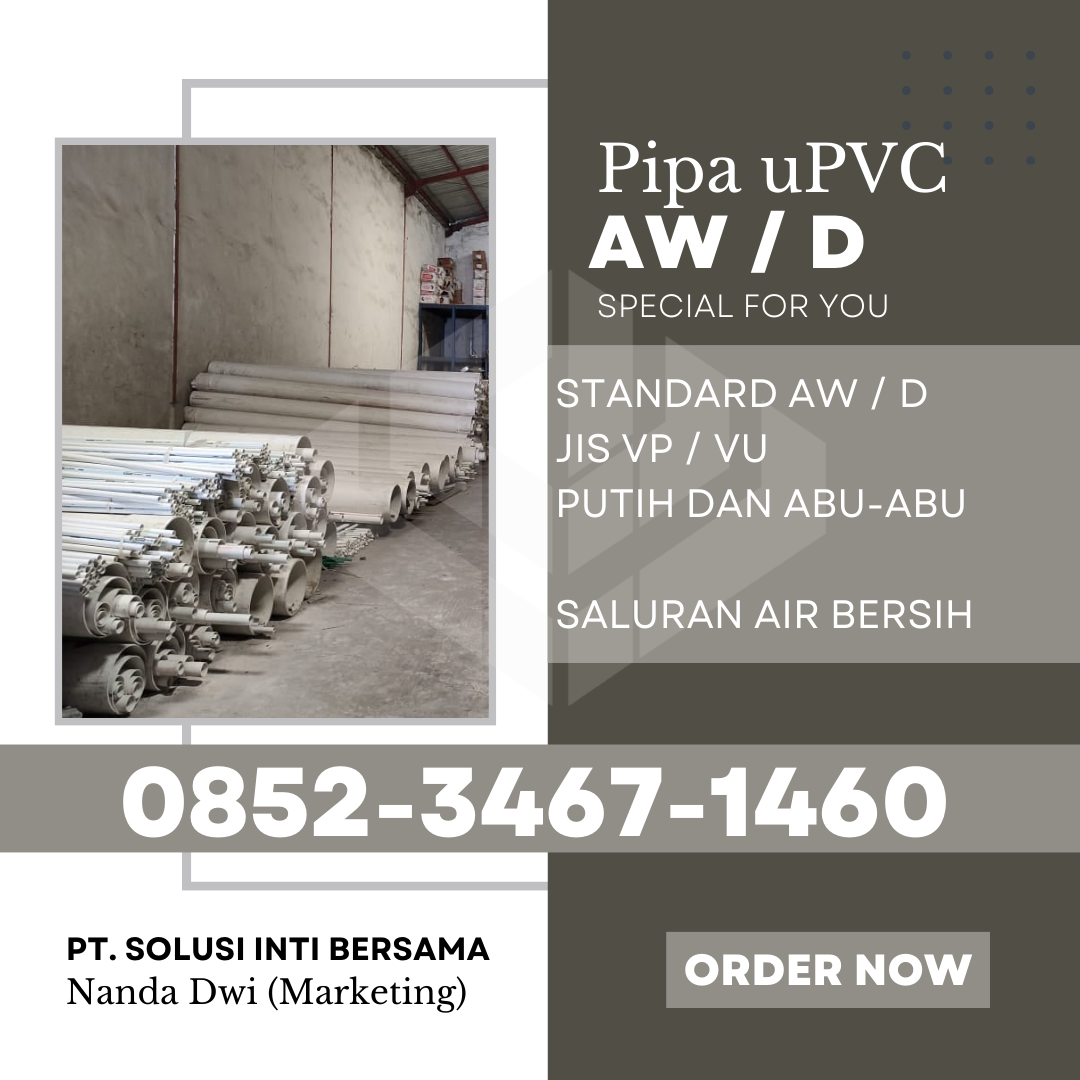 Harga Jual Pipa PVC Wavin Kabupaten Pakpak Bharat