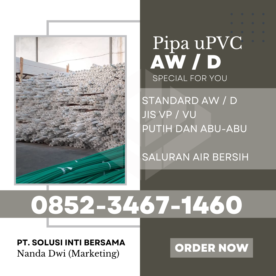 Harga Jual Pipa PVC Wavin Kabupaten Minahasa Tenggara