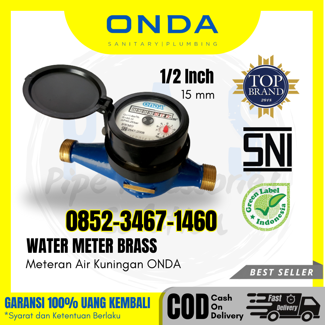 Harga Water Meter ONDA Brass untuk PDAM dan PAM Harga Water Meter ONDA Brass untuk PDAM dan PAM