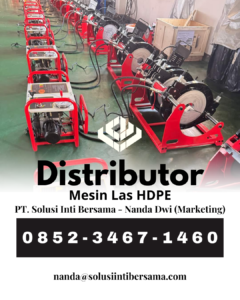 Distributor Mesin Las HDPE Butt Fusion Jawa Barat